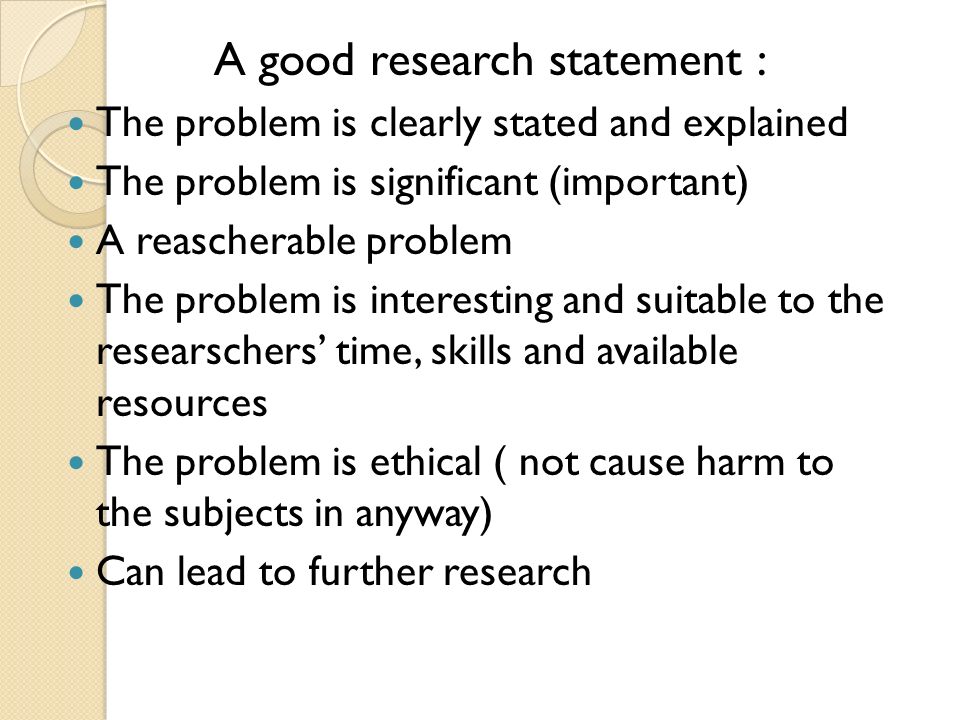 Recommended format for a Research Protocol